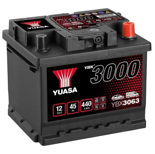 Przejdź do produktu Akumulator YUASA YBX3063 12V 45Ah 440A