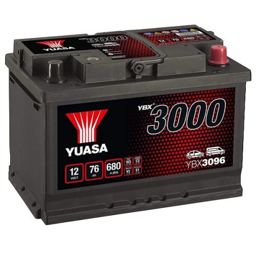 Przejdź do produktu Akumulator YUASA YBX3096 12V 76Ah 680A 