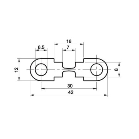 Bezpiecznik taśmowy HSB wymiary