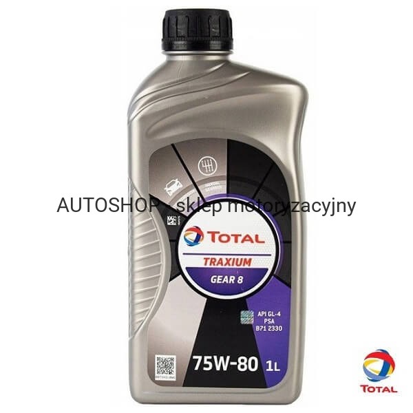 Olej przekładniowy Total Traxium Gear 8 1L