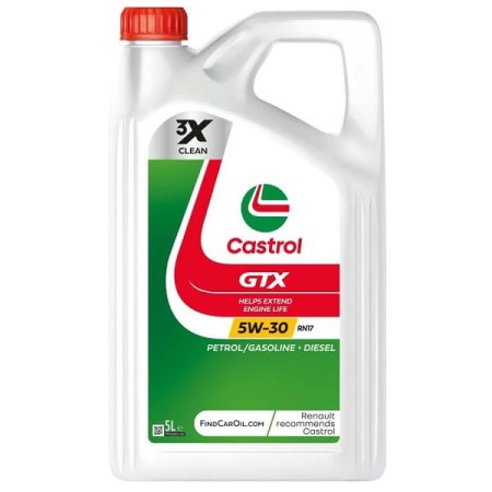 Olej silnikowy Castrol GTX 5W30 RN17 5L