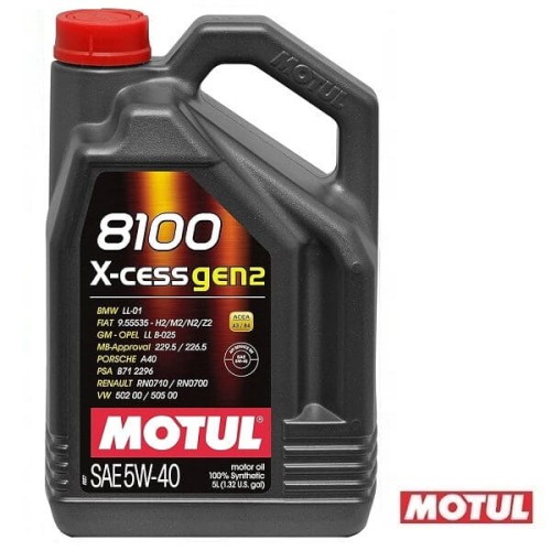 Przejdź do produktu MOTUL 8100 X-cess gen2 5W40 5L (109774) 