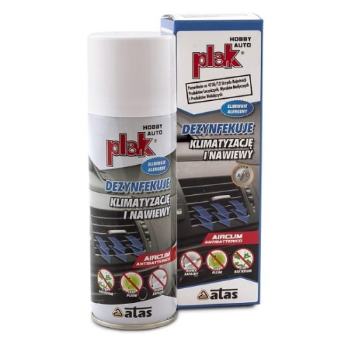 Przejdź do produktu PLAK AIRCLIM ANTIBATTERICO Dezynfekuje klimatyzacje i nawiewy 200ml