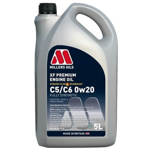 Przejdź do produktu Millers Oils  XF Premium C5/C6 0w20 5L (8175-5)