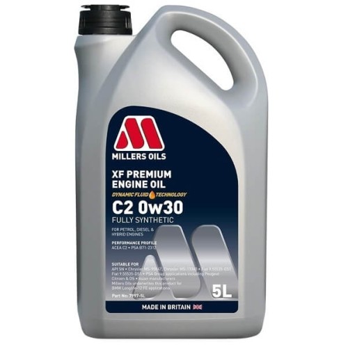 Przejdź do produktu Olej Millers XF Premium C2 0W30 5L (7997-5)