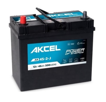 Akumulator Akcel AK 45Ah/360A