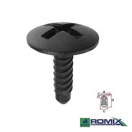 Wkręt montażowy Romix C50870