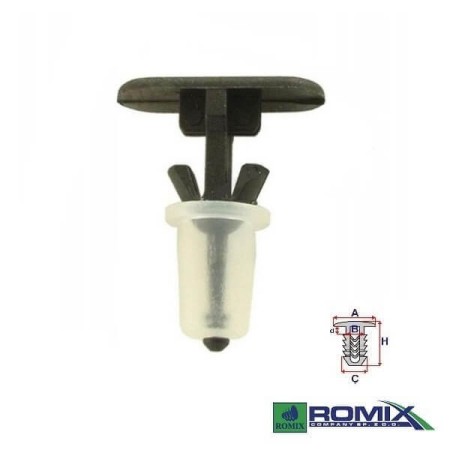 Spinka uszczelki drzwi Romix C50844