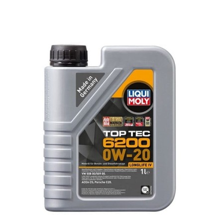 LIQUI MOLY TOP TEC 6200 0W20 VW 508/509 1L