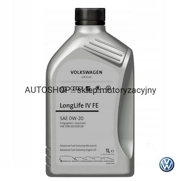 Olej silnikowy VW Longlife IV FE 0W20 1L