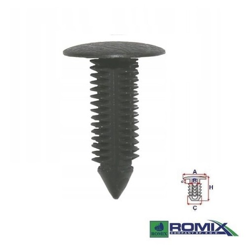 Przejdź do produktu Spinka tapicerska Romix 10430