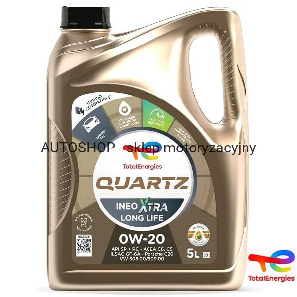 Total Quartz Ineo LongLife 5W30 5L Olej silnikowy 504/507
