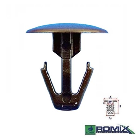 Spinka uszczelki pokrywy bagażnika Romix B25663
