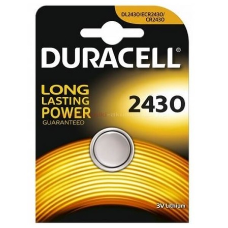 Bateria litowa Duracell CR2430 DL2430 ECR2430