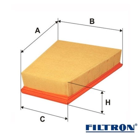 Filtr powietrza Filtron AP189 wymiary