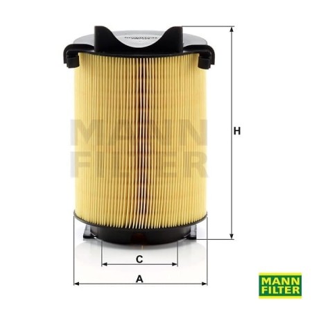 Filtr powietrza Mann Filter C14130-wymiary