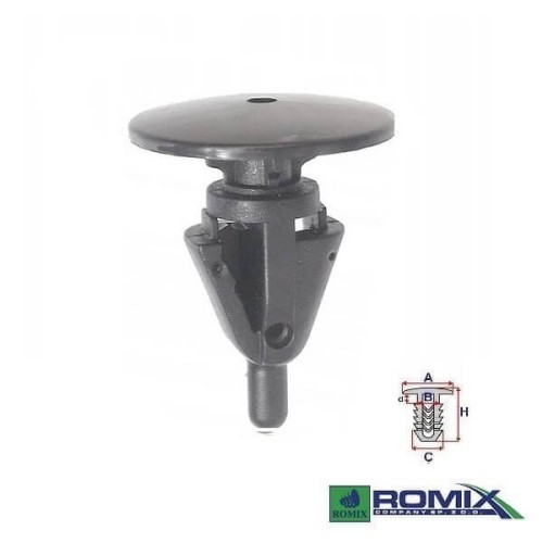 Przejdź do produktu Spinka podszybia Romix B25675