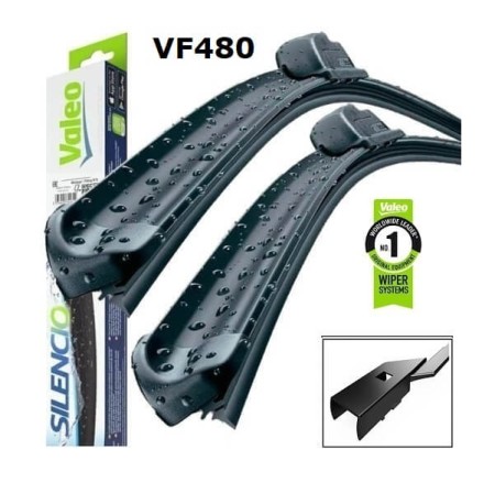 Wycieraczki Valeo Silencio VF480 2szt.