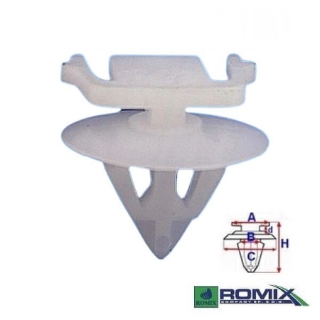 Spinka mocowania listwy ROMIX  C70165