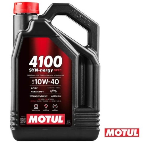 Przejdź do produktu MOTUL 4100 SYN-nergy SPEC 10W40 4L (112891)