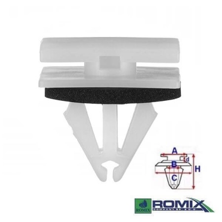Spinka listwy ROMIX C70587