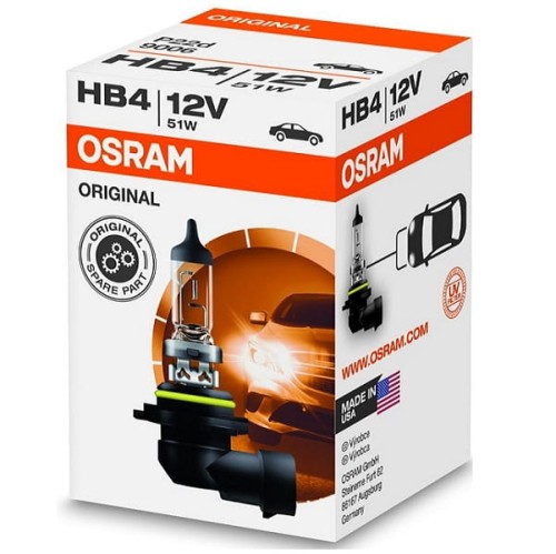 Przejdź do produktu Żarówka OSRAM HB4 Original 12V 51W 1szt. (9006)