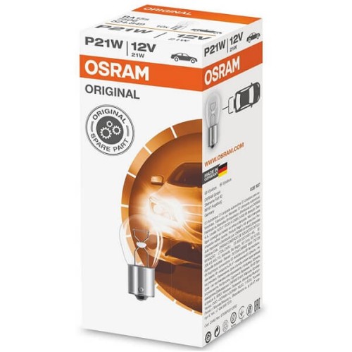 Przejdź do produktu Żarówka OSRAM P21W Original 12V 21W 1szt. (7506)