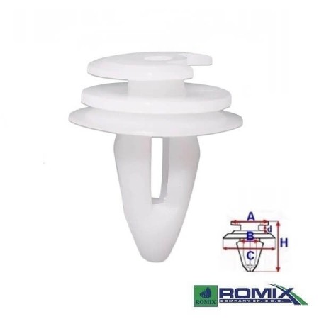 Spinka tapicerki Romix B21124