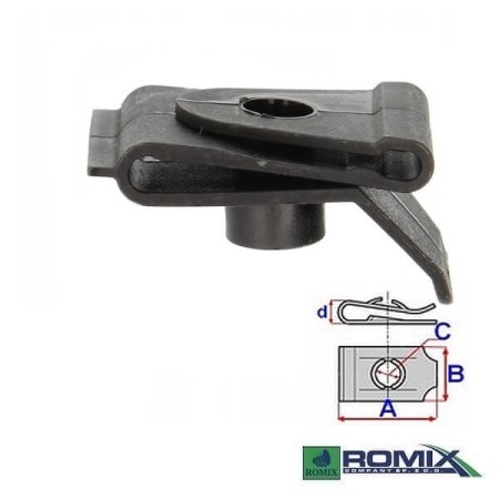 Spinka mocowania zakoli Romix B22049