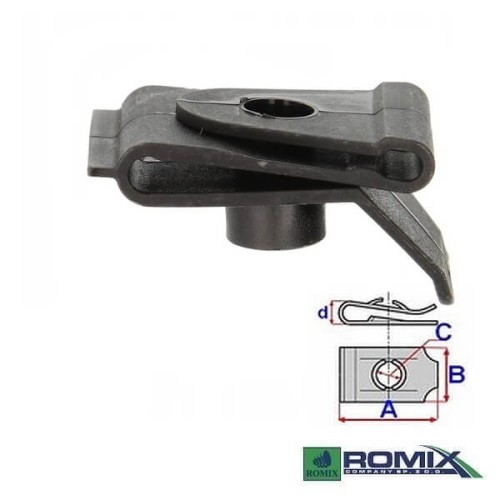 Przejdź do produktu Spinka mocowania nadkola Romix B22049