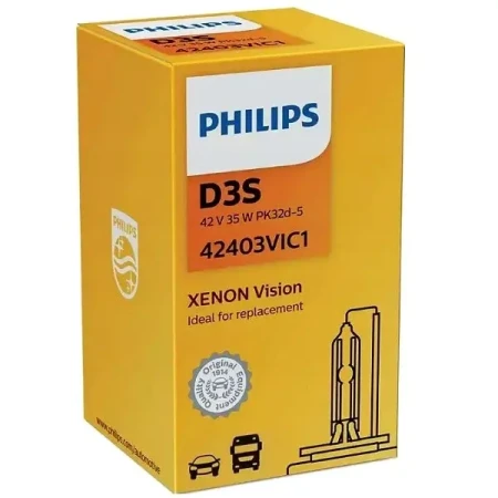 Żarnik ksenonowy Philips Xenon Vision D3S nr. katalogowy 42403VIC1