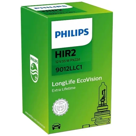 Żarówka samochodowa Philips HIR2 nr. katalogowy 9012LLC1