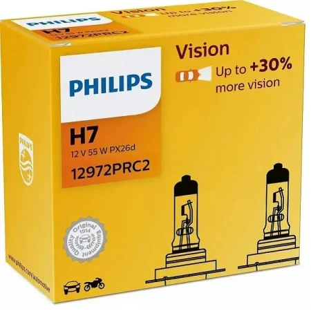 Żarówka halogenowa Philips H7 VisionPlus 30%