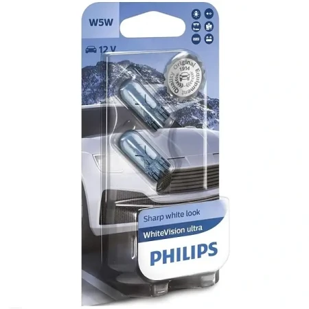 Żarówka Philips W5W WhiteVision Ultra no.12961WVUB2