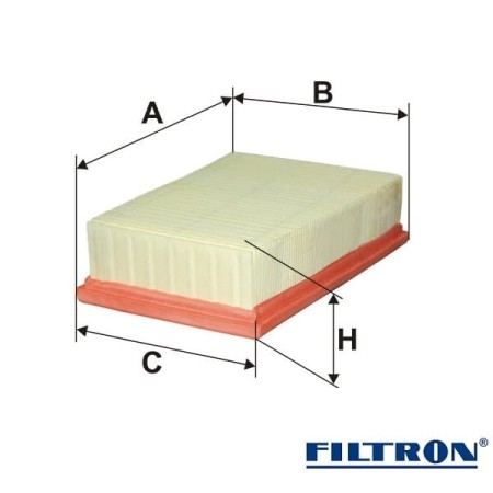 Filtr powietrza Filtron AP185/5 wymiary