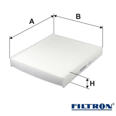 Filtr kabinowy Filtron K1313 - wymiary