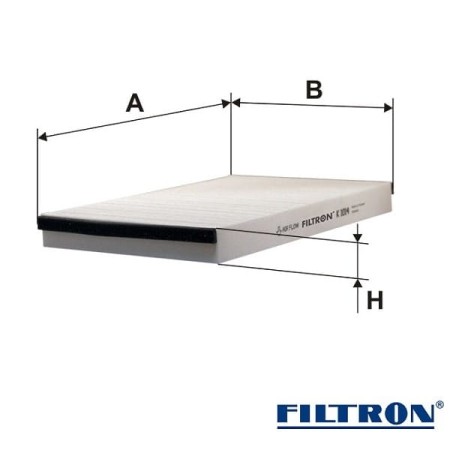 Filtr kabinowy Filtron K1014 wymiary