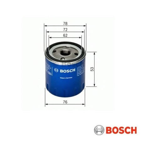 Filtr oleju Bosch 7022- wymiary