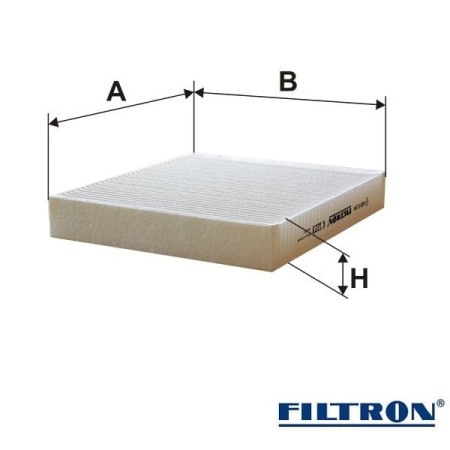 Filtr kabinowy Filtron K1223 wymiary