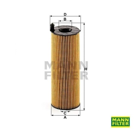 Filtr oleju Mann Filter HU831x-wymiary