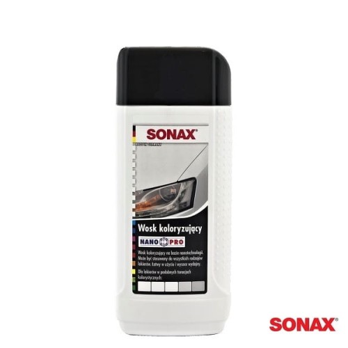 Przejdź do produktu SONAX Wosk koloryzujący NANO PRO 250ml BIAŁY (296041)